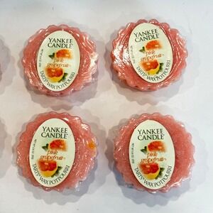 Yankee Candle Tarts Wax Potpourri Pink Grapefruit Set Of 4 New
